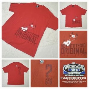 Rare Vintage Rey Mysterio Original 619 Wrestlemania 21 April 3 2005 Shirt WWE XL